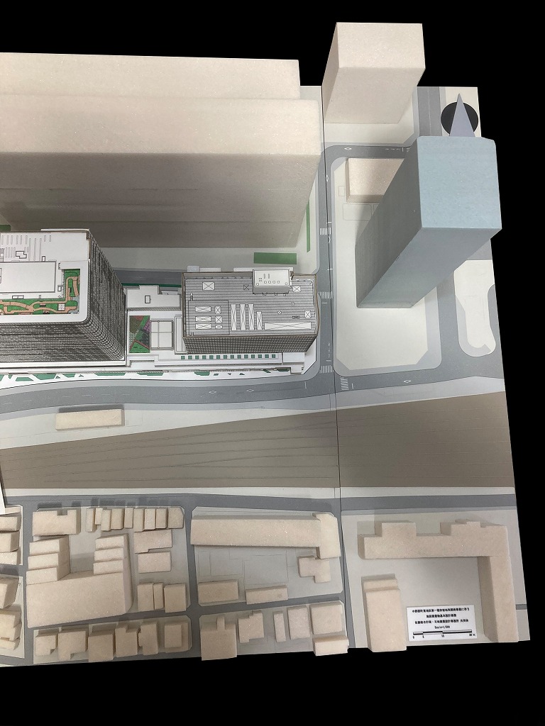 中野地区再開発検討用兼PR模型