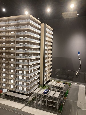 小作エリアの分譲マンション模型