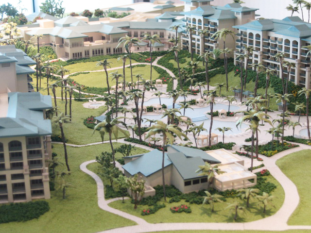 ハワイリゾート　販売促進用全景模型