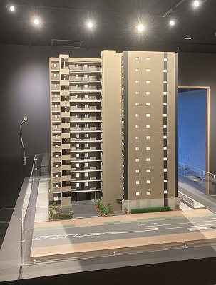 小作エリアの分譲マンション模型