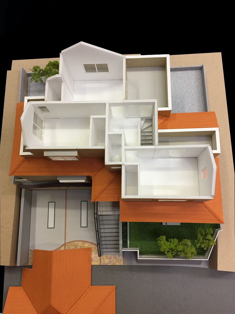 モデルハウス　検討用模型