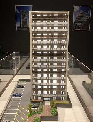 鴻巣エリアの分譲マンション模型