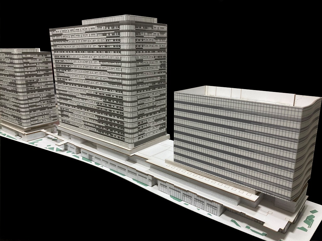 中野地区再開発検討用兼PR模型