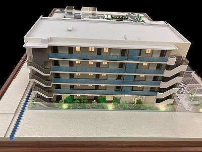中浦和エリアの分譲マンション模型