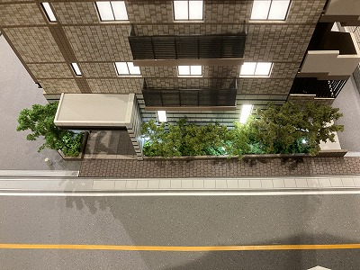 蘇我駅近くの分譲マンション模型