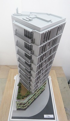 上馬エリア　デザイナーズマンション
外観模型