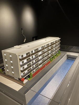 成増エリアの分譲マンション模型