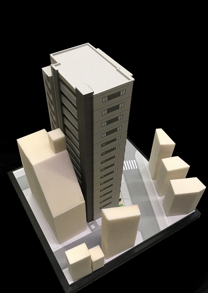 上野地区開発検討用模型