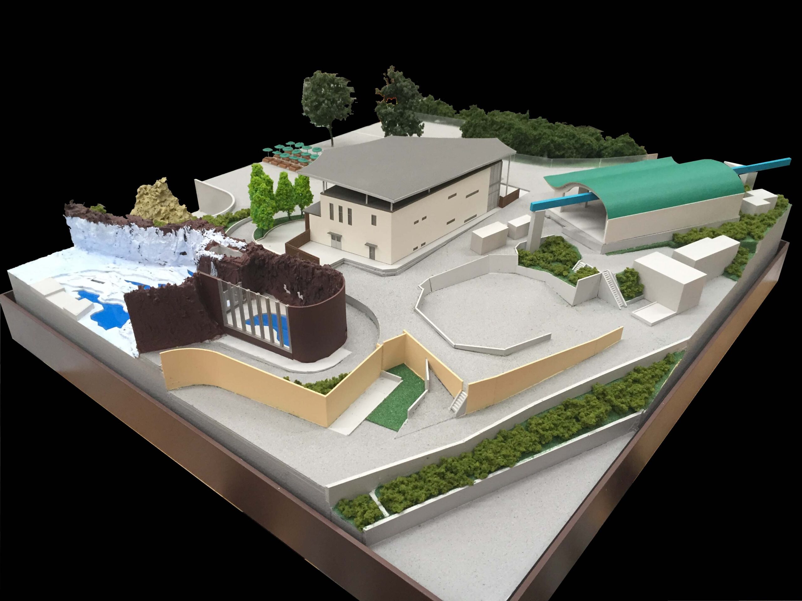 上野動物園改修案　検討模型