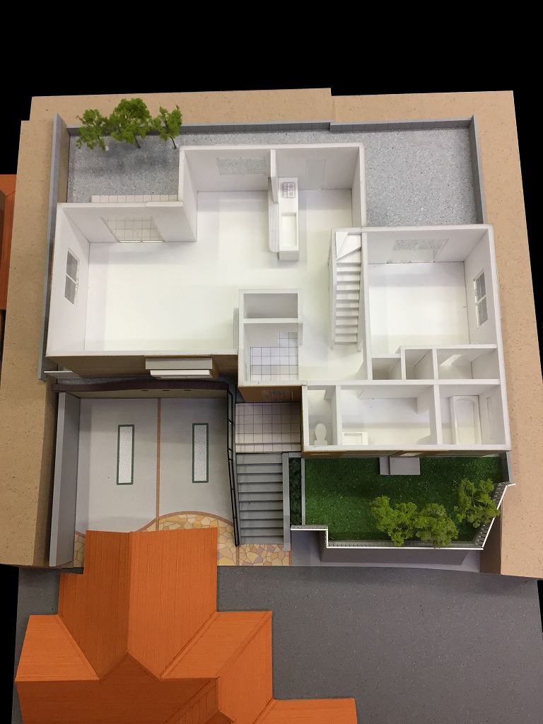 モデルハウス　検討用模型