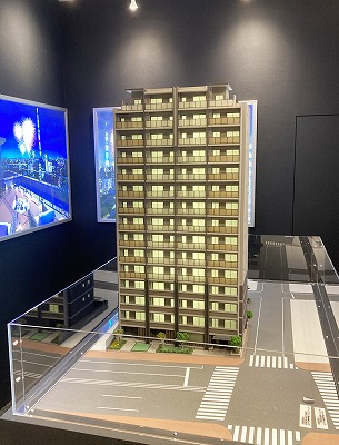 浅草エリアの分譲マンション模型