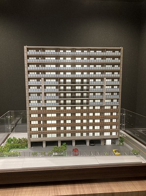 蘇我駅近くの分譲マンション模型