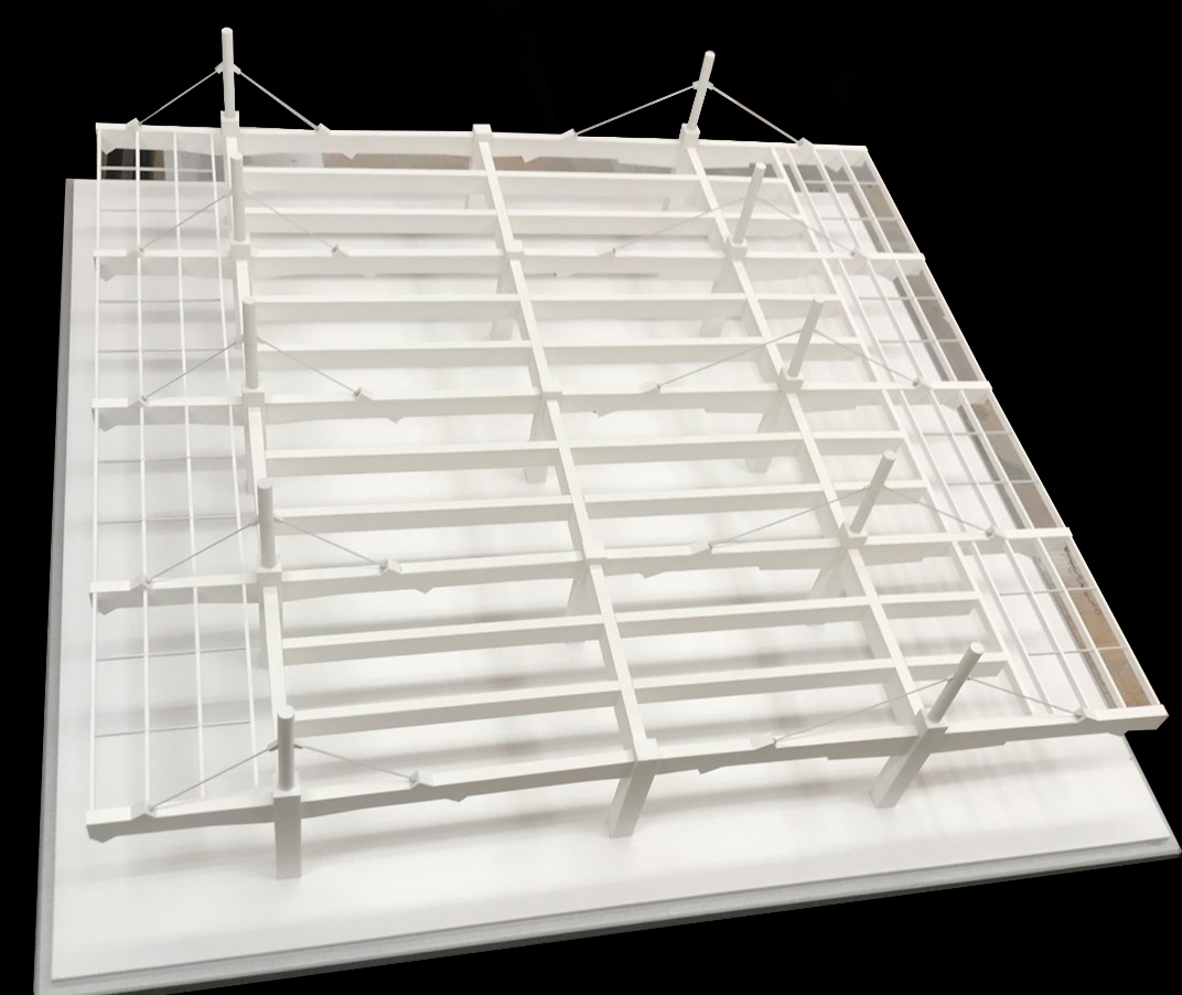 魚市場構造模型　研究用模型