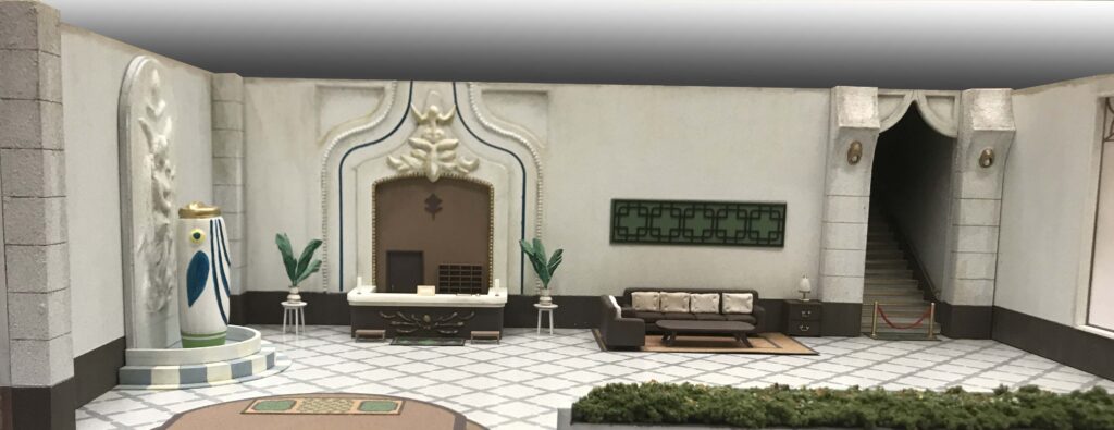 オンラインゲーム「ファンタジア」の背景模型