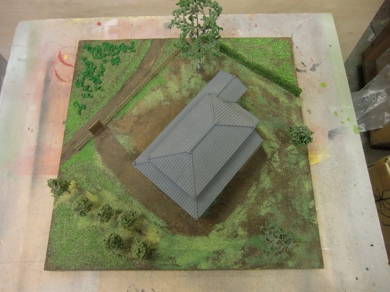 北原白秋「紫煙草舎」復元模型