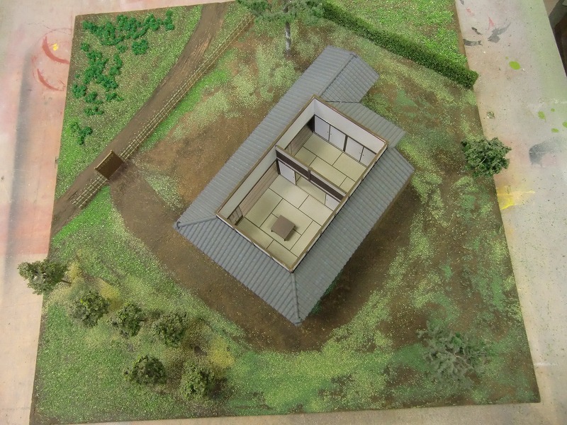 北原白秋「紫煙草舎」復元模型