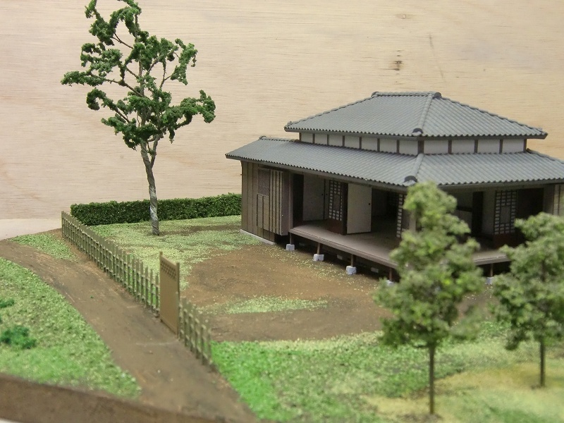 北原白秋 紫煙草舎
展示用模型 分解模型