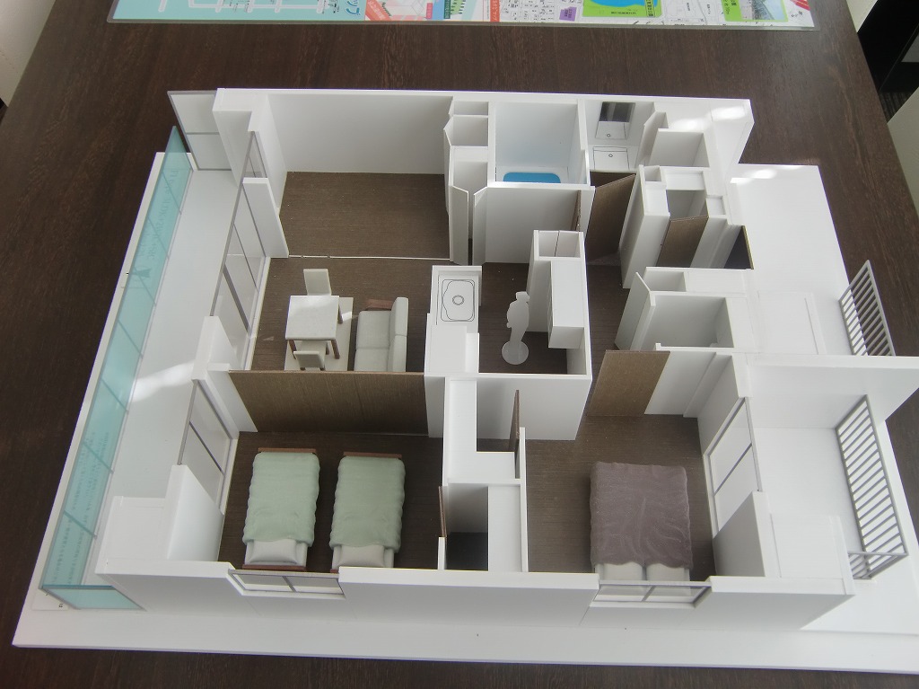 マンション室内模型 販促用模型