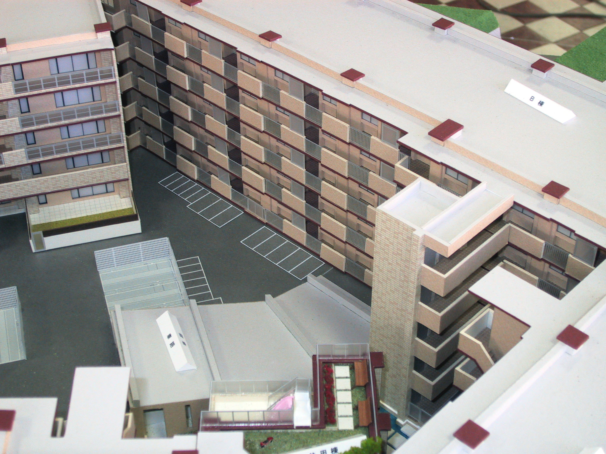 横須賀エリア　大規模マンション　外観模型