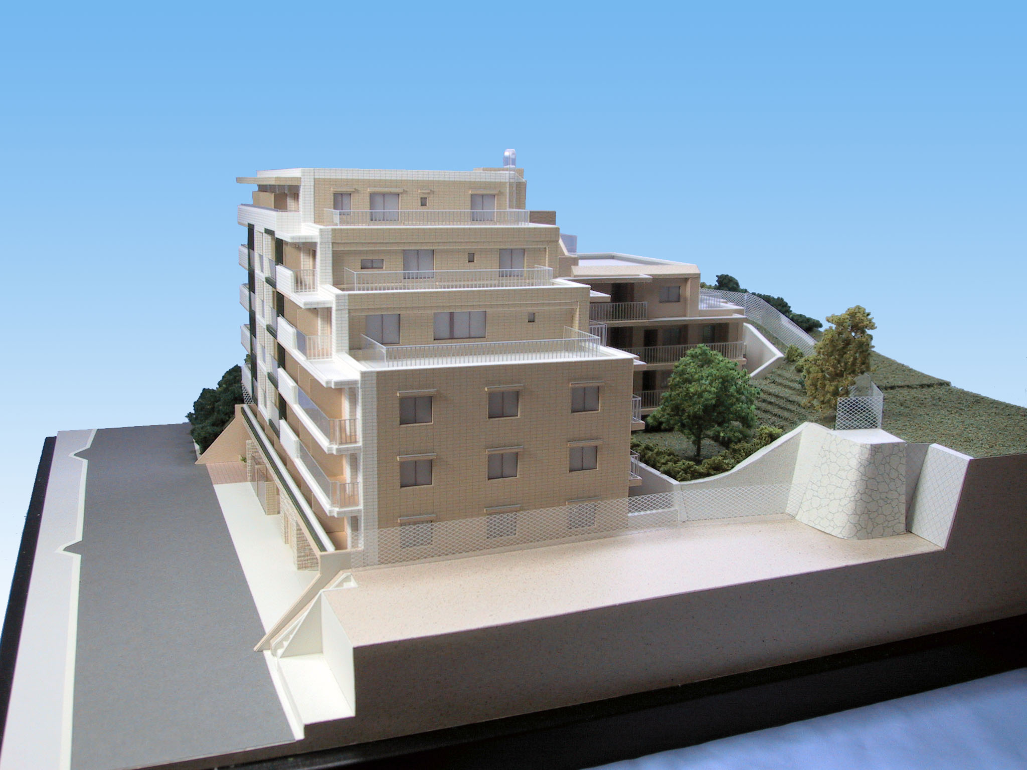 鎌倉エリア　分譲マンション外観模型