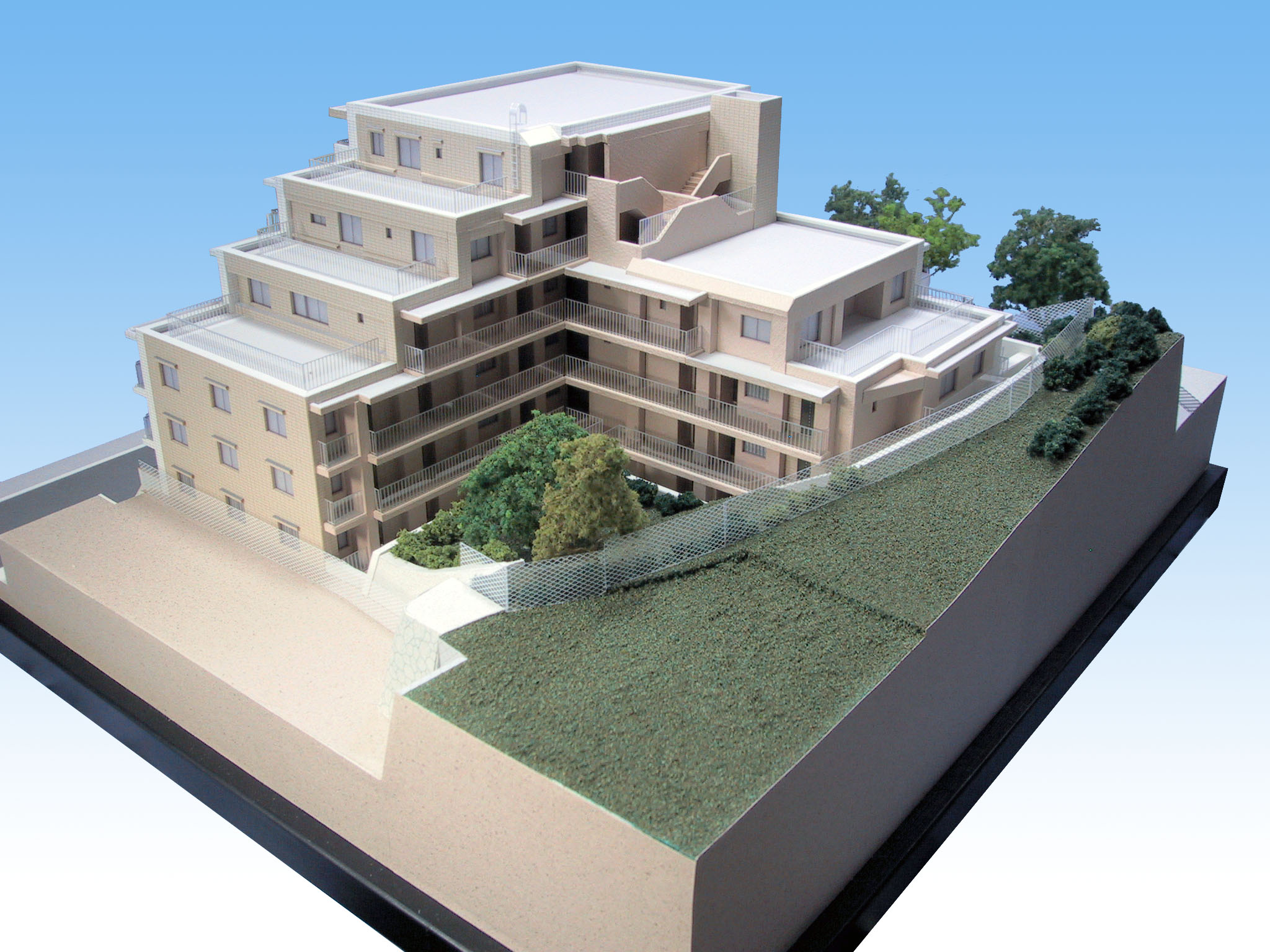 鎌倉エリア　分譲マンション外観模型