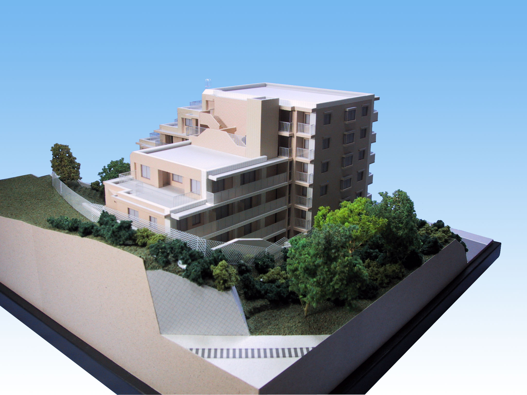 鎌倉エリア　分譲マンション外観模型