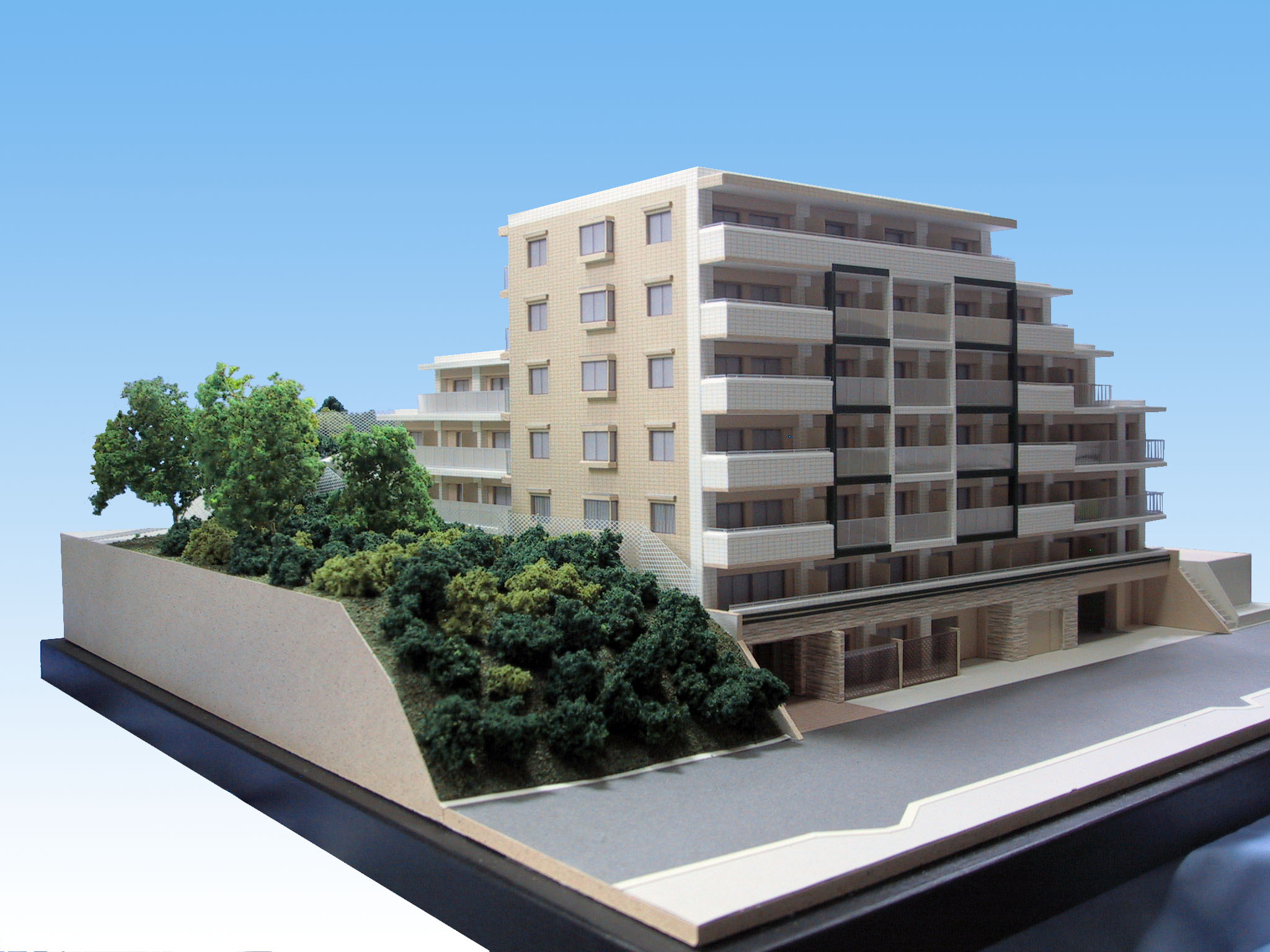 鎌倉エリア　分譲マンション外観模型