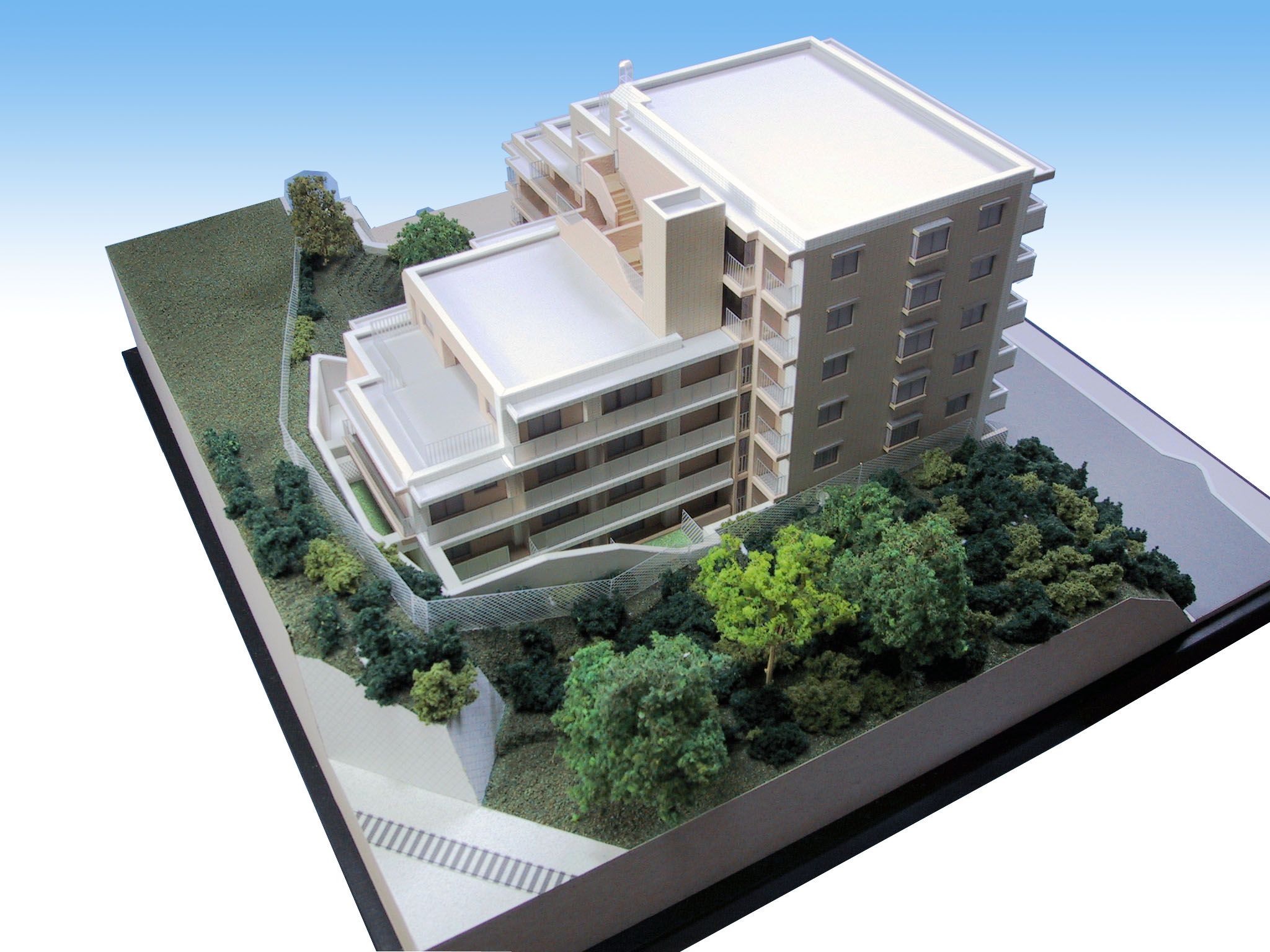 鎌倉エリア　分譲マンション外観模型