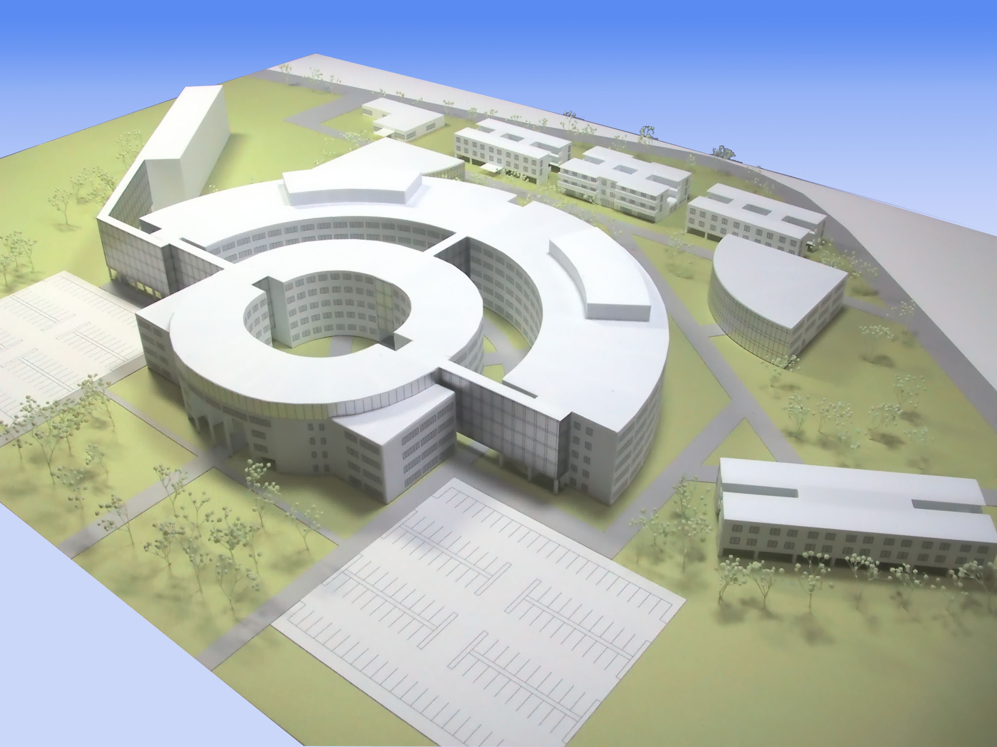 ガボン共和国国立病院　提案模型