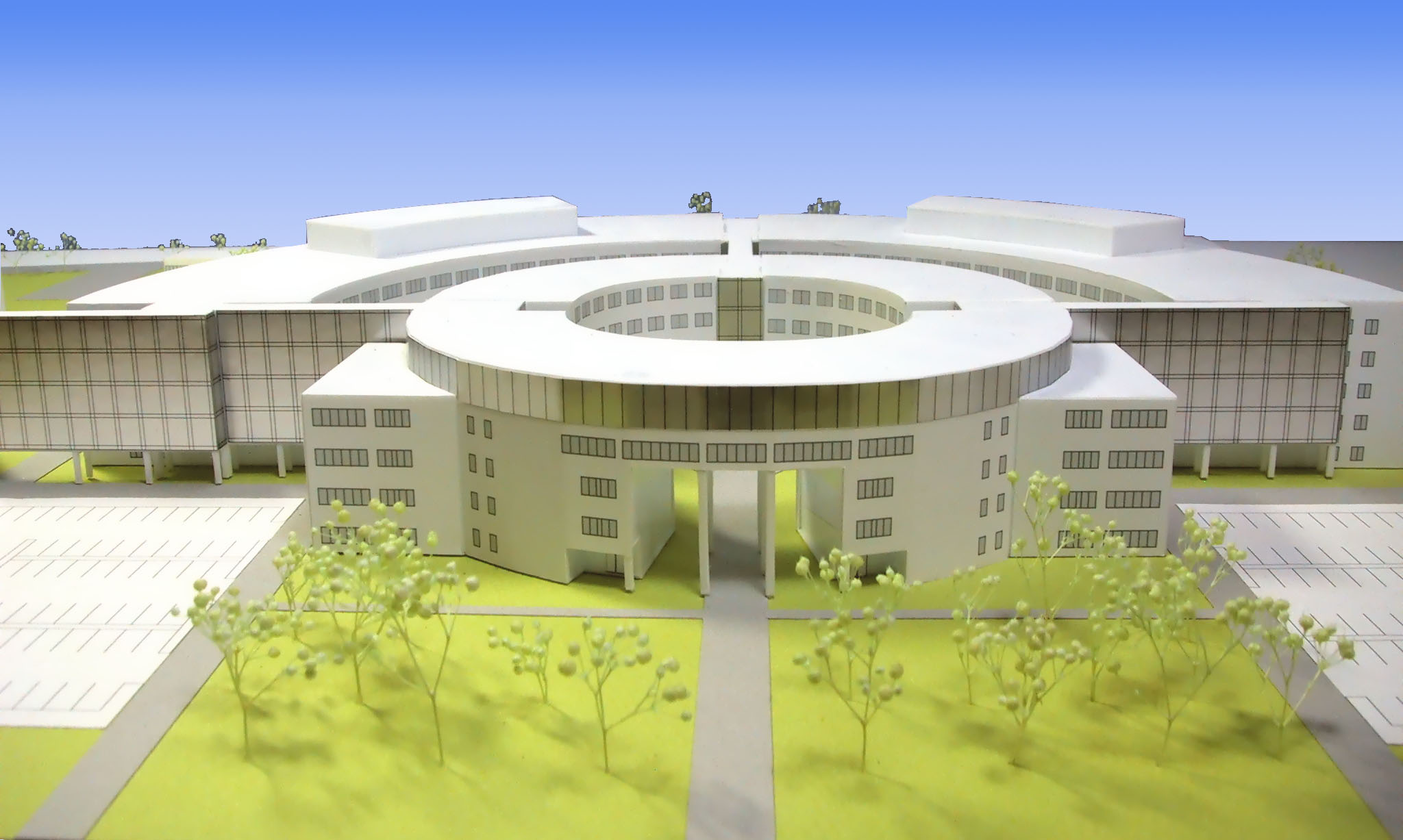 ガボン共和国国立病院　提案模型