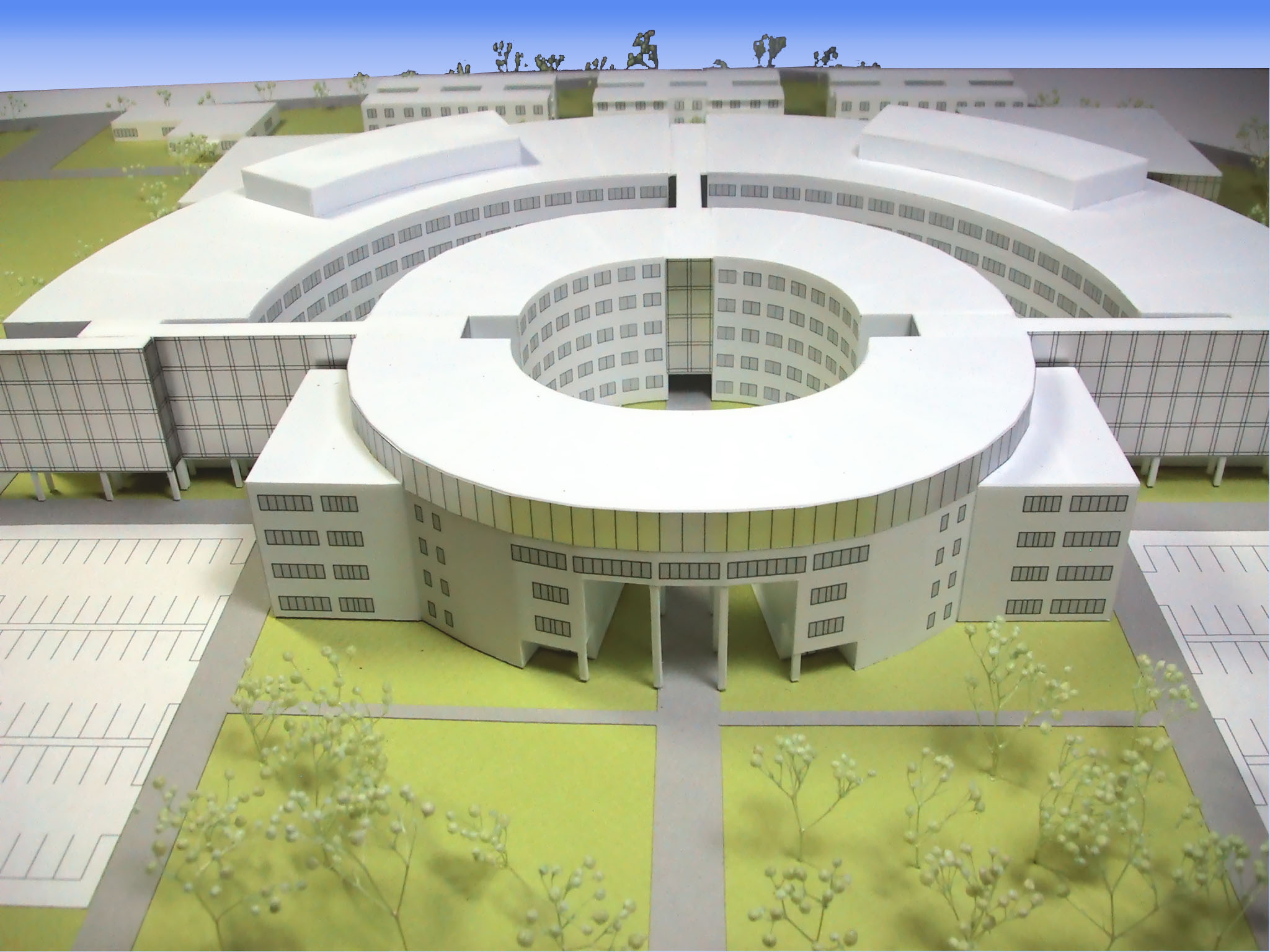ガボン共和国国立病院　提案模型
