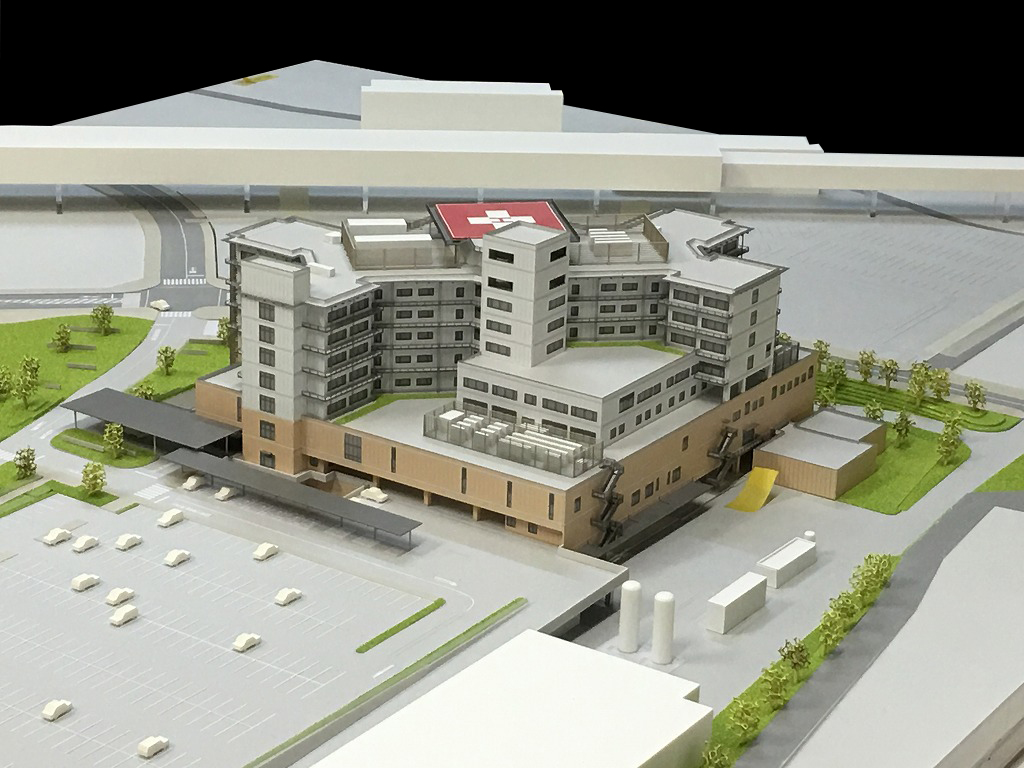 嬉野総合病院　展示模型