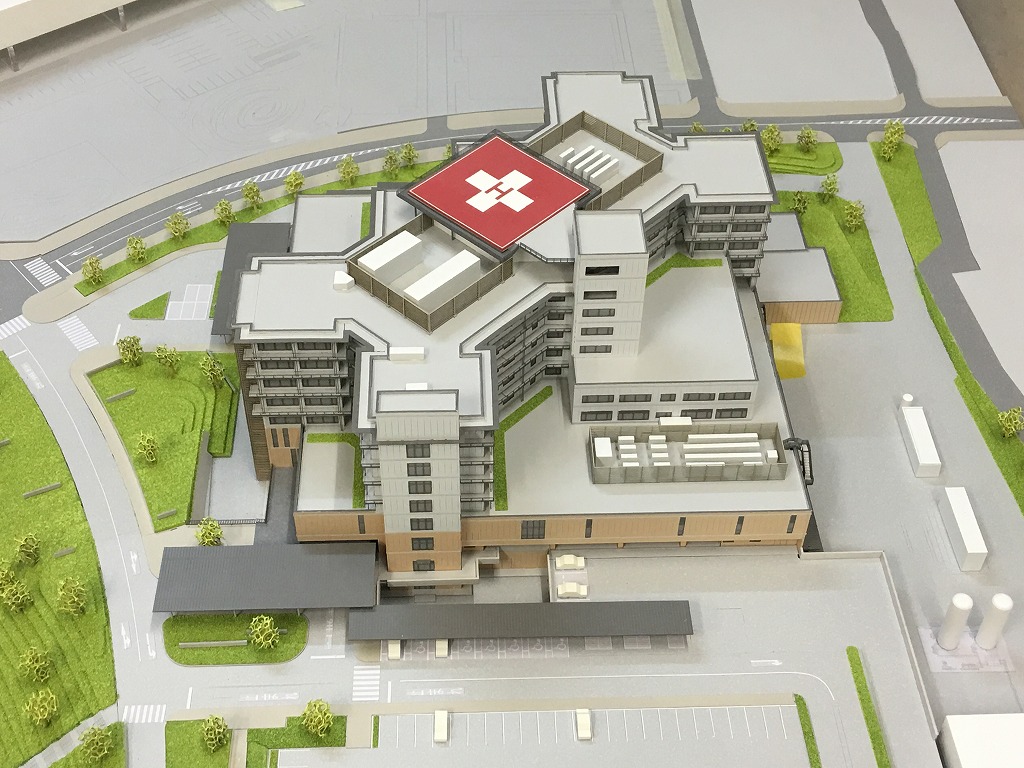 嬉野総合病院　展示模型