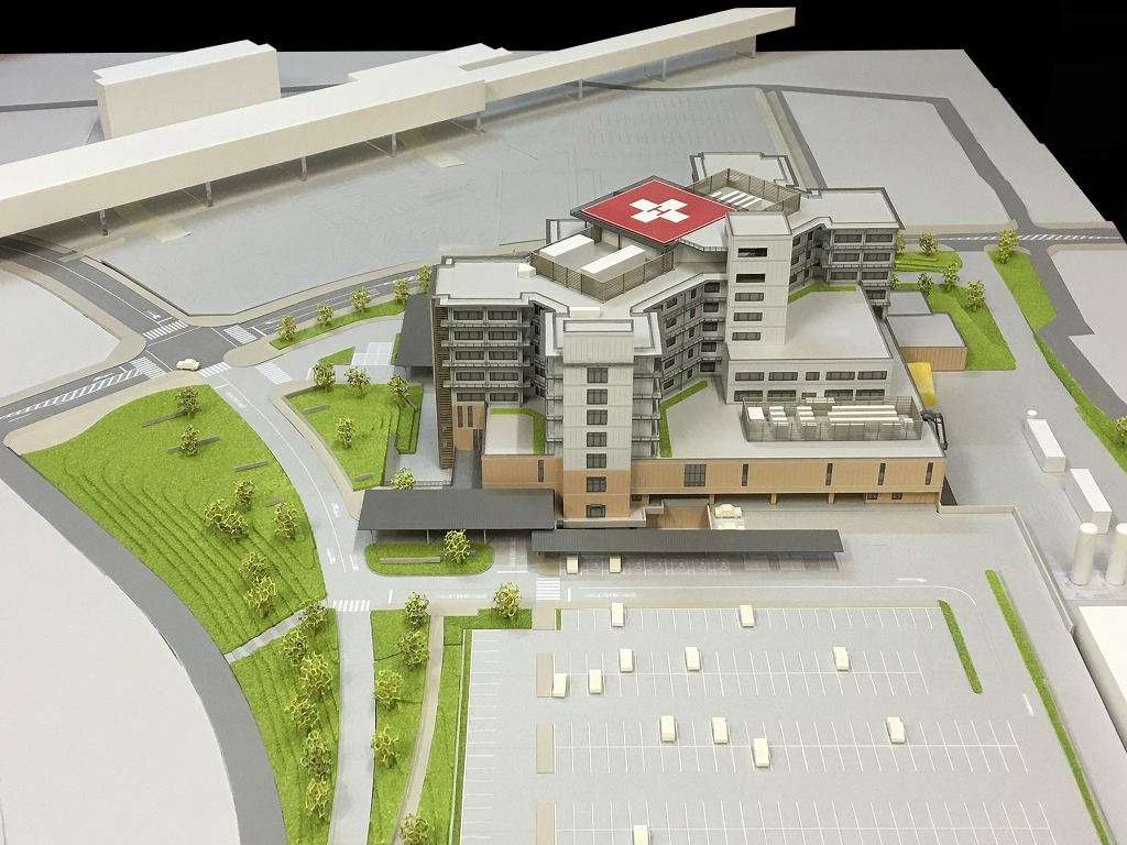 嬉野総合病院　展示模型