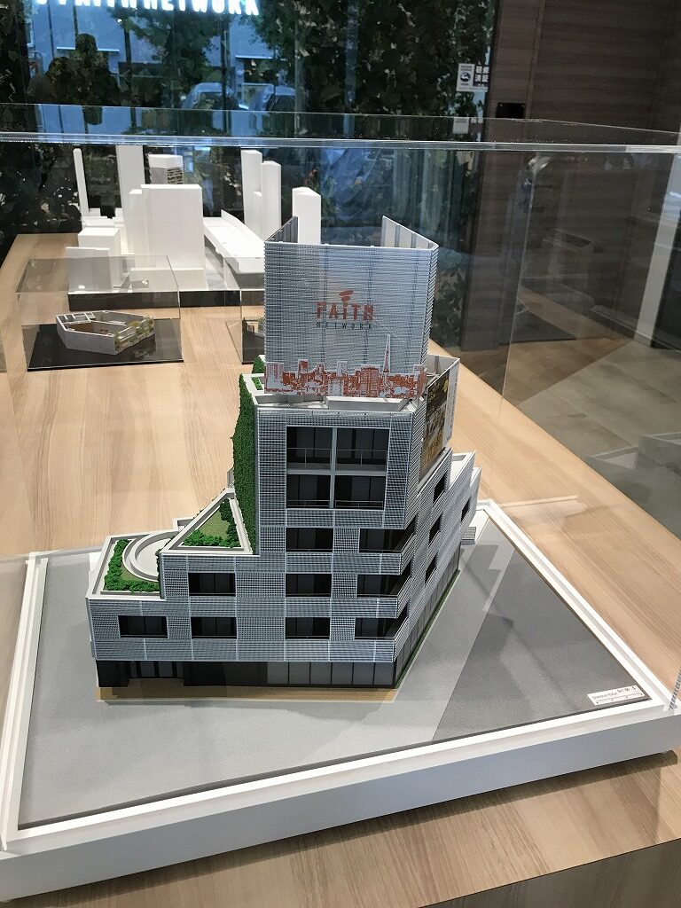 用賀エリア　デザイナーズマンション　外観模型