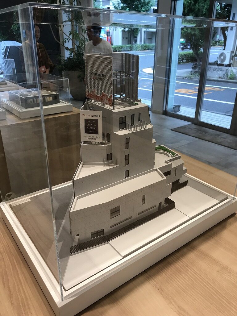 用賀エリア　デザイナーズマンション　外観模型