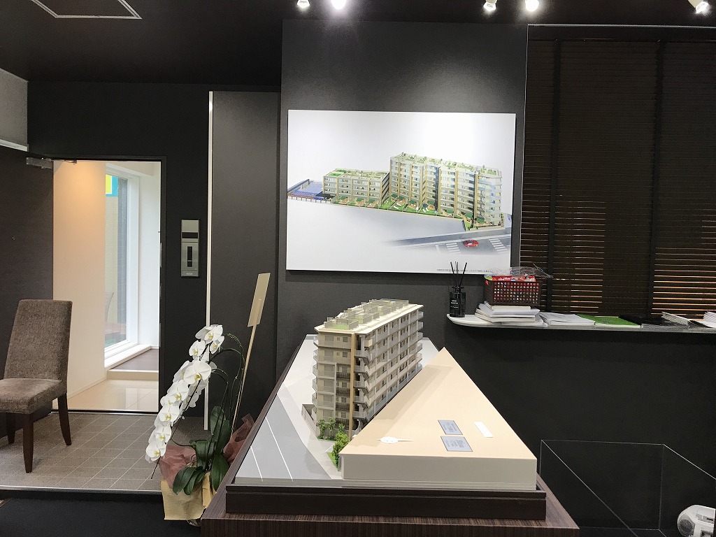 宮崎台エリア　分譲マンション外観模型