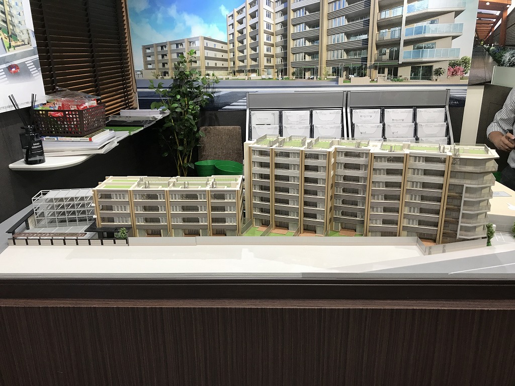 宮崎台エリア　分譲マンション外観模型