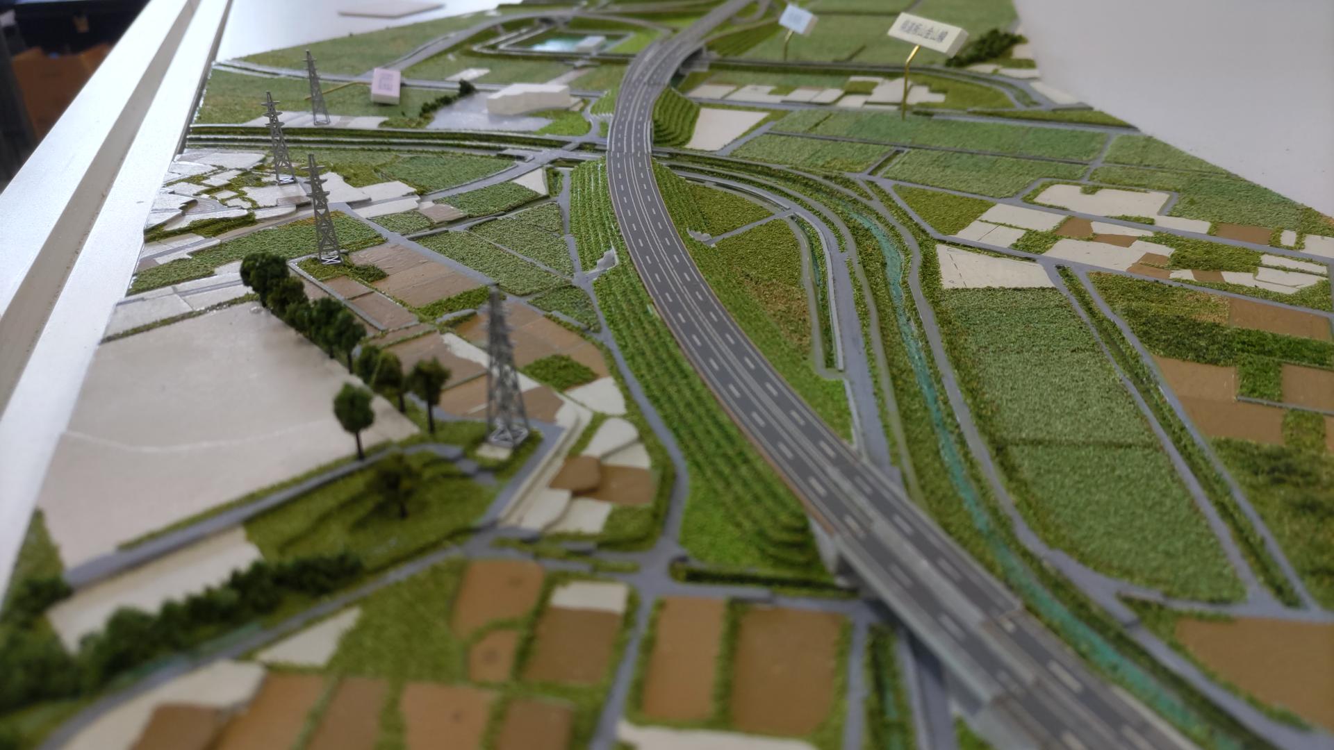 愛知県計画道路PR模型
