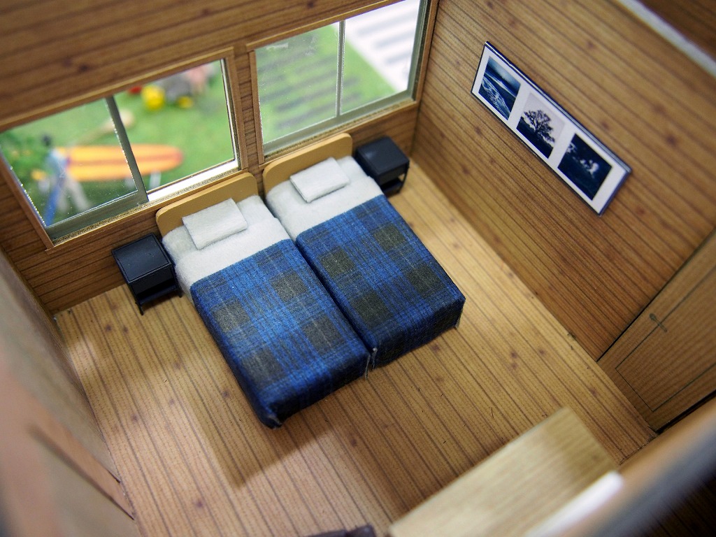 プレハブスタイルのセカンドハウス販売促進用模型