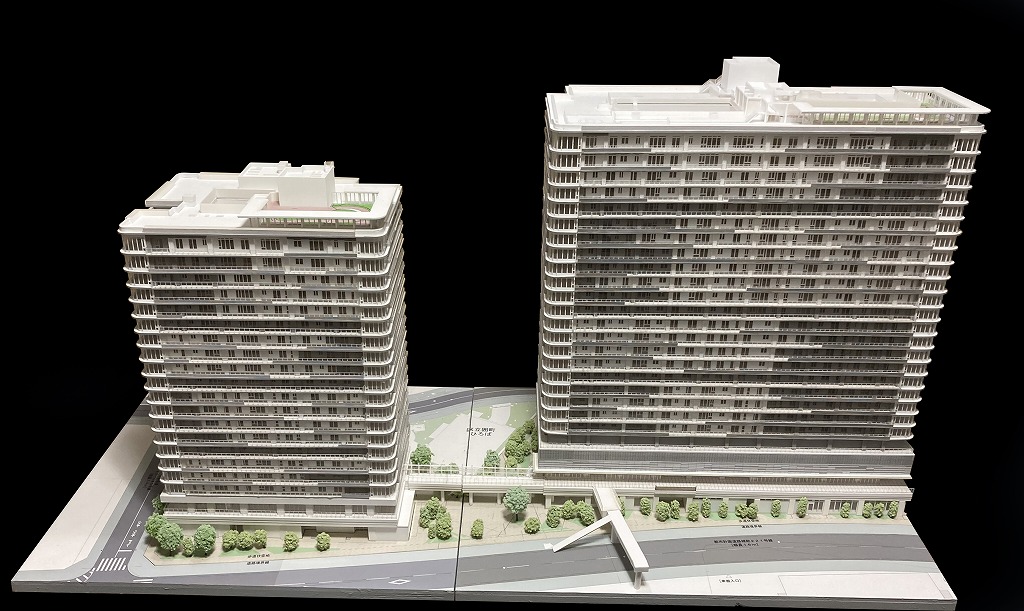 中野地区再開発検討用兼PR模型