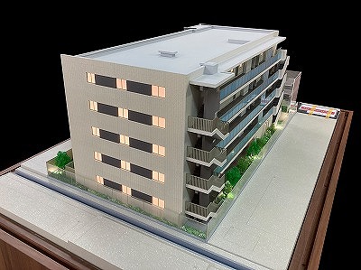 中浦和エリアの分譲マンション模型