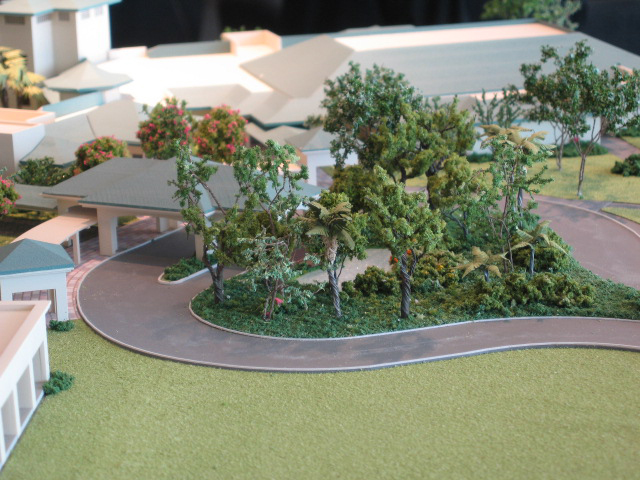 ハワイリゾート　販売促進用全景模型