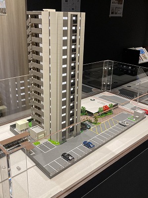 鴻巣エリアの分譲マンション模型