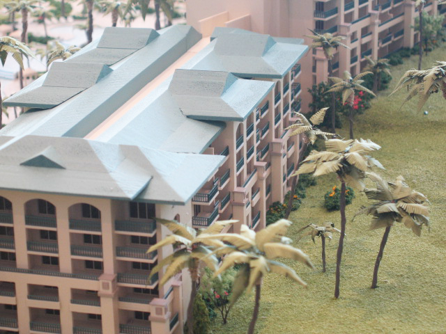ハワイリゾート　販売促進用全景模型