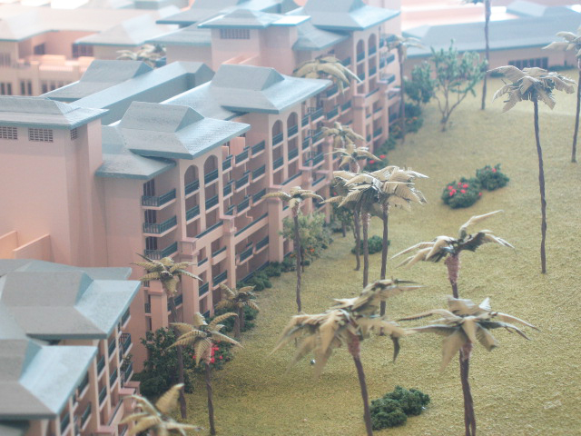 ハワイリゾート　販売促進用全景模型