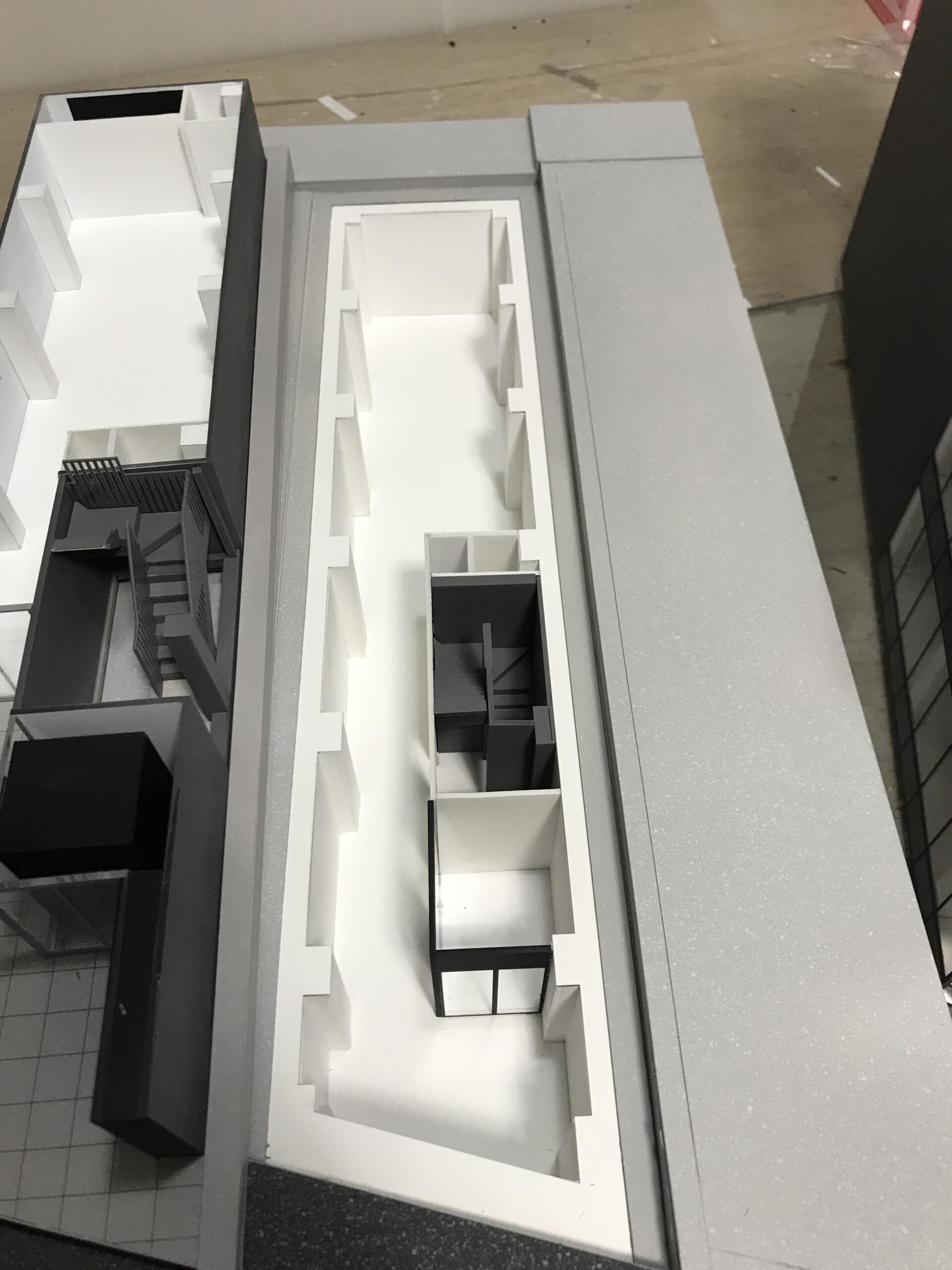 商業用ビル　内外模型