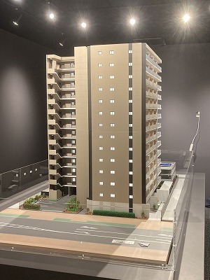 小作エリアの分譲マンション模型