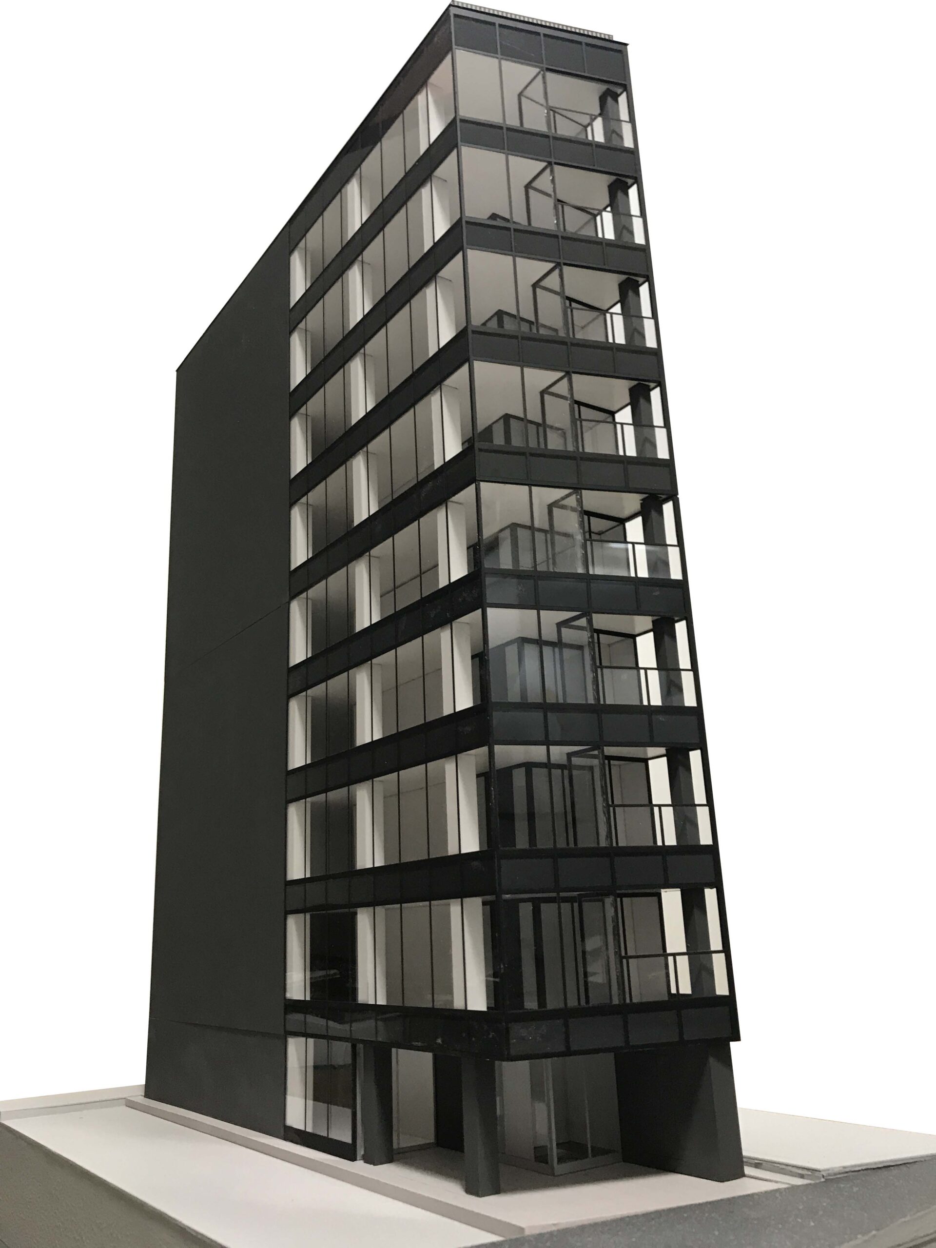 商業用ビル　内外模型