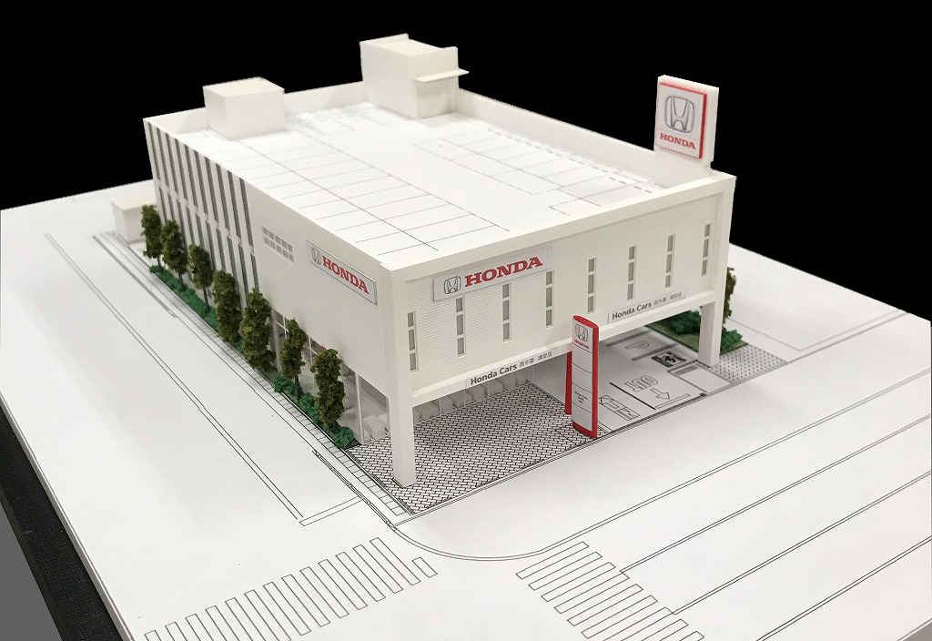 自動車販売店提案模型